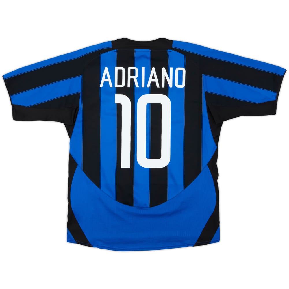 2003-04 Inter Milan Home Shirt Adriano #10 - 6/10 - (L)