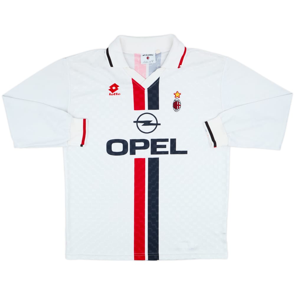 1995-96 AC Milan Away L/S Shirt - 9/10 - (XL)