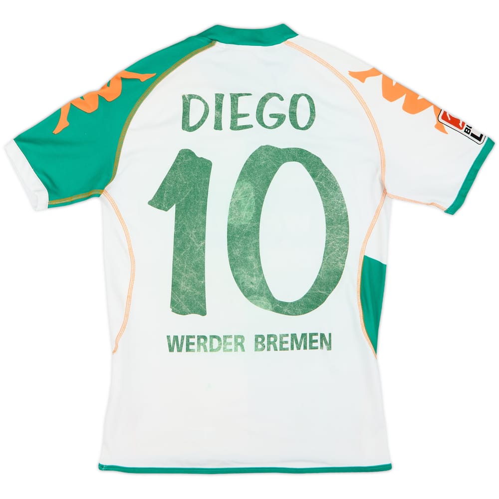 2006-07 Werder Bremen Home Shirt Diego #10 - 5/10 - (S)