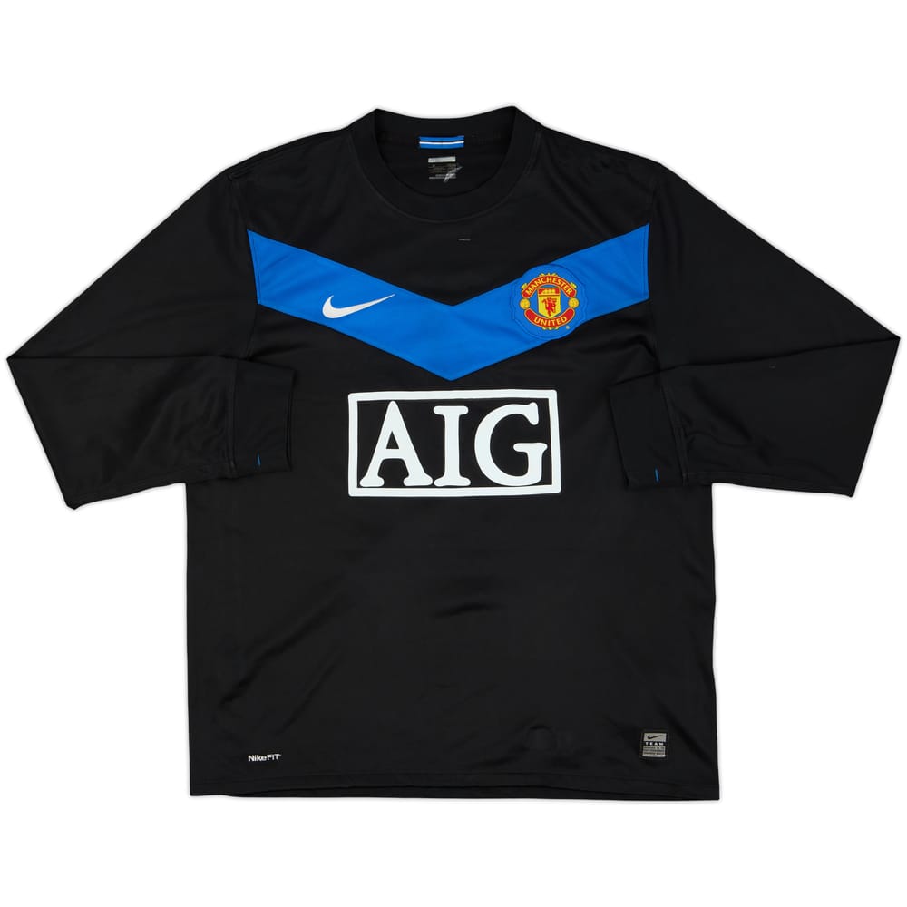 2009-10 Manchester United Away L/S Shirt - 6/10 - (M)