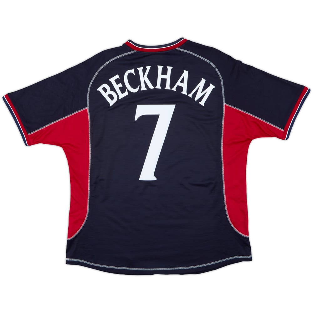 2000-01 Manchester United Third Shirt Beckham #7 - 8/10 - (XL)
