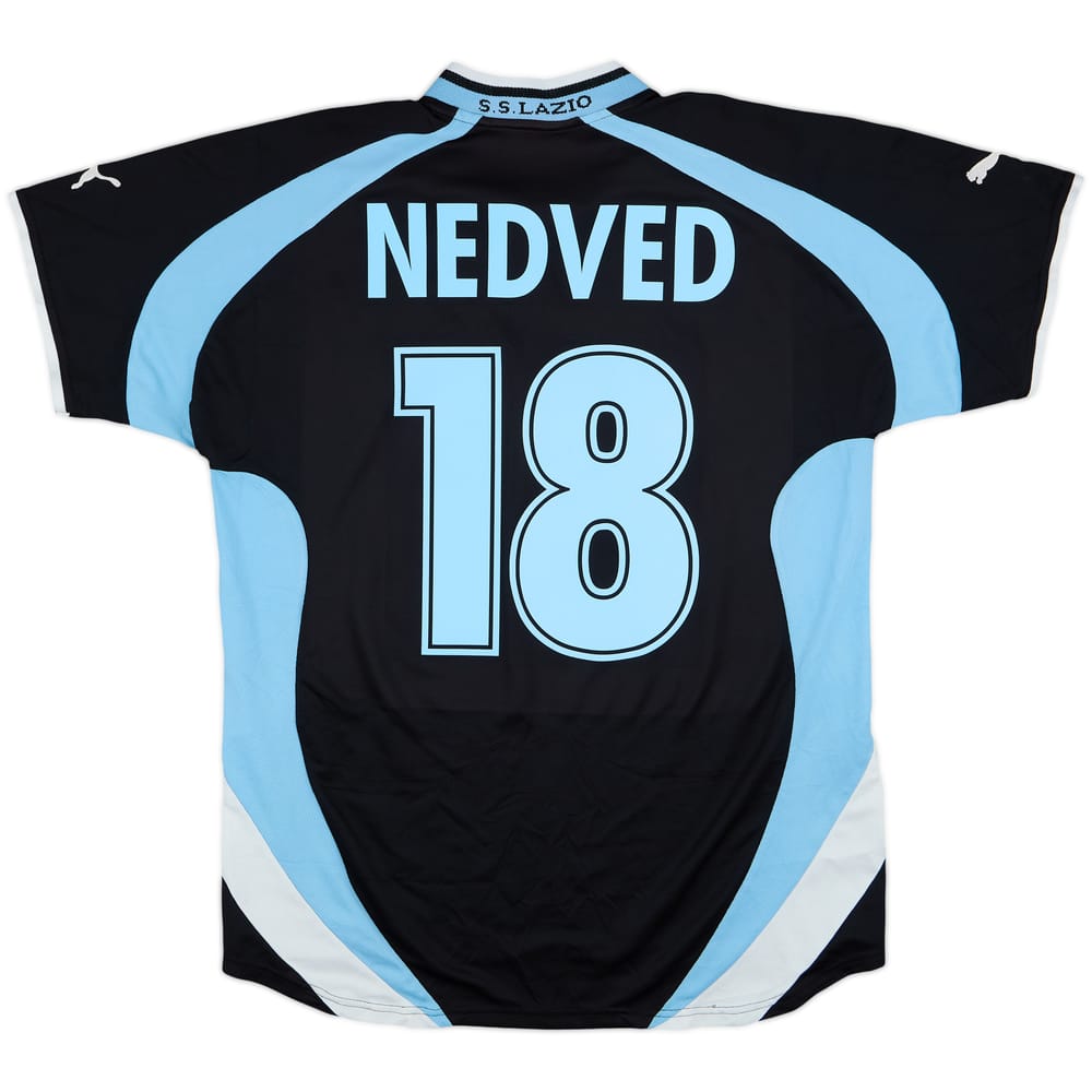 2000-01 Lazio Away Shirt Nedved #18 - 8/10 - (M)