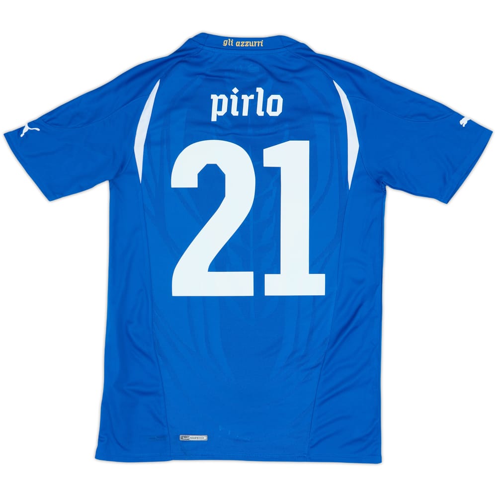 2010-12 Italy Home Shirt Pirlo #21 (S)
