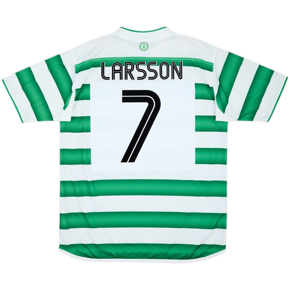 2003-04 Celtic Home Shirt Larsson #7 - 8/10 - (L)