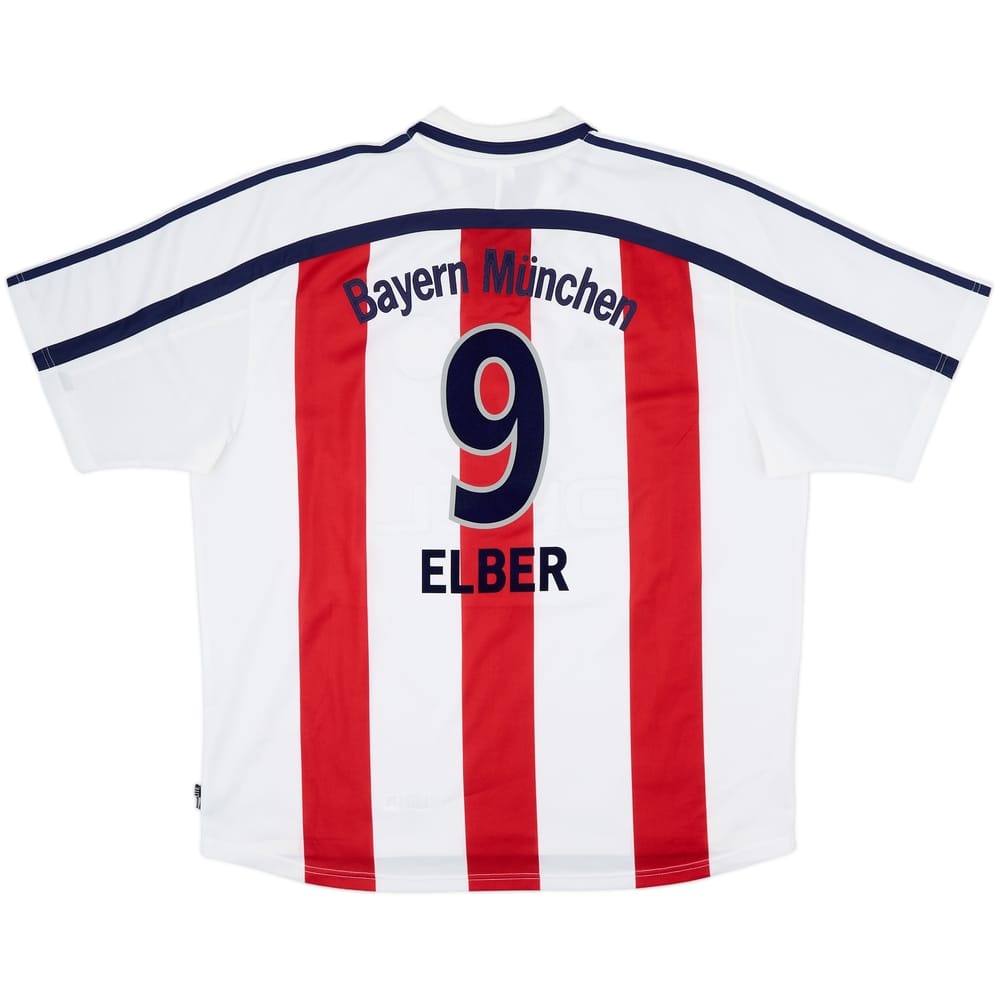 Camiseta de visitante del Bayern Munich 2000-01 Elber #9 - 7/10 - (XXL)