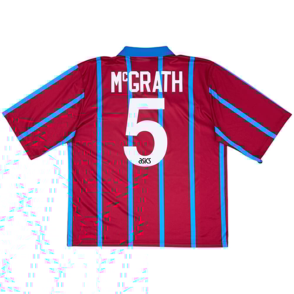 1993-95 Aston Villa Home Shirt McGrath #5 - 8/10 - (XL)