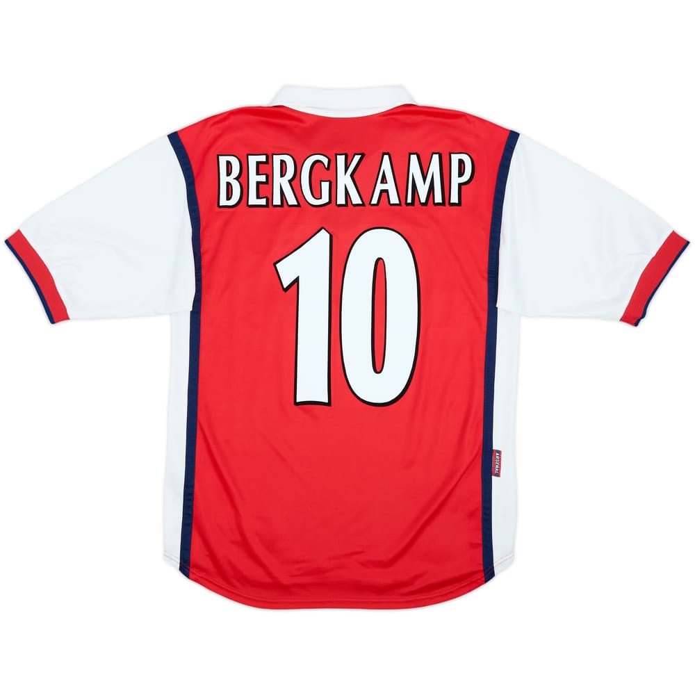 1999-00 Arsenal Home Shirt Bergkamp #10 - 9/10 - (S)