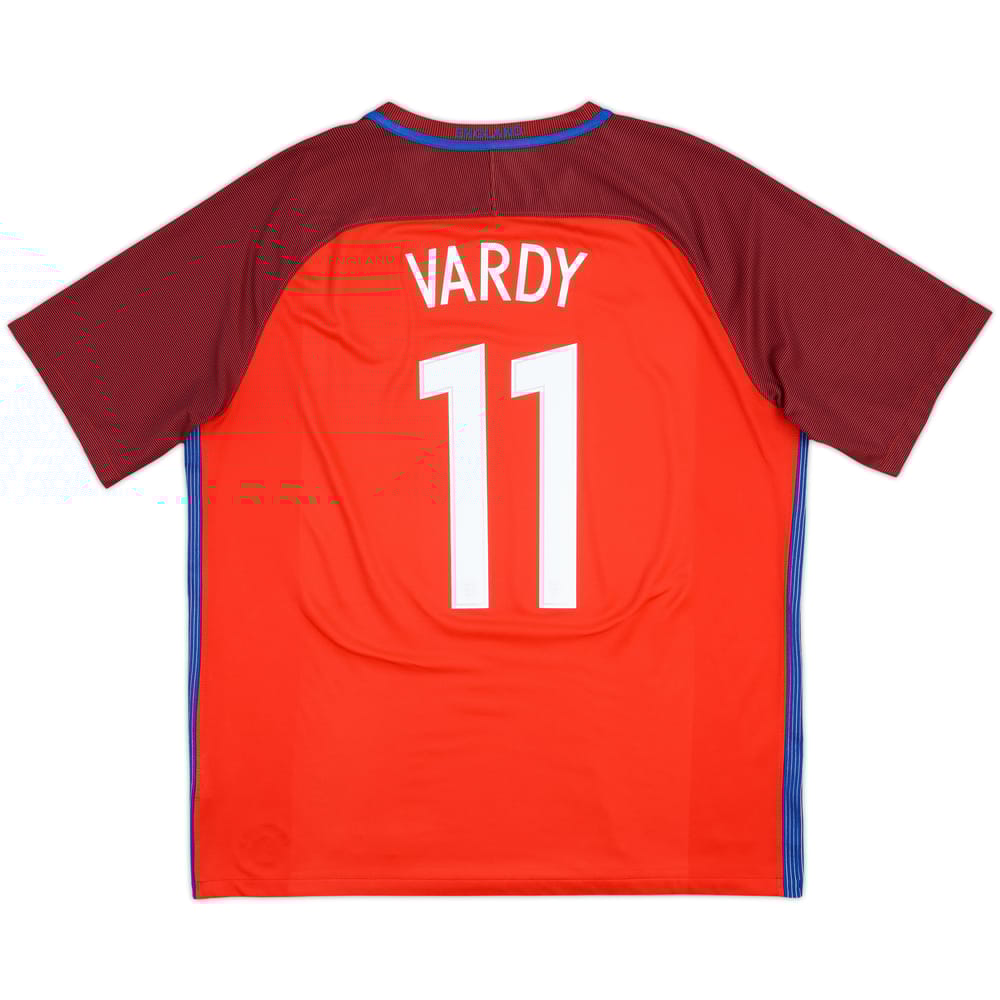 2016-17 England Away Shirt Vardy #11 - 8/10 - (XL)