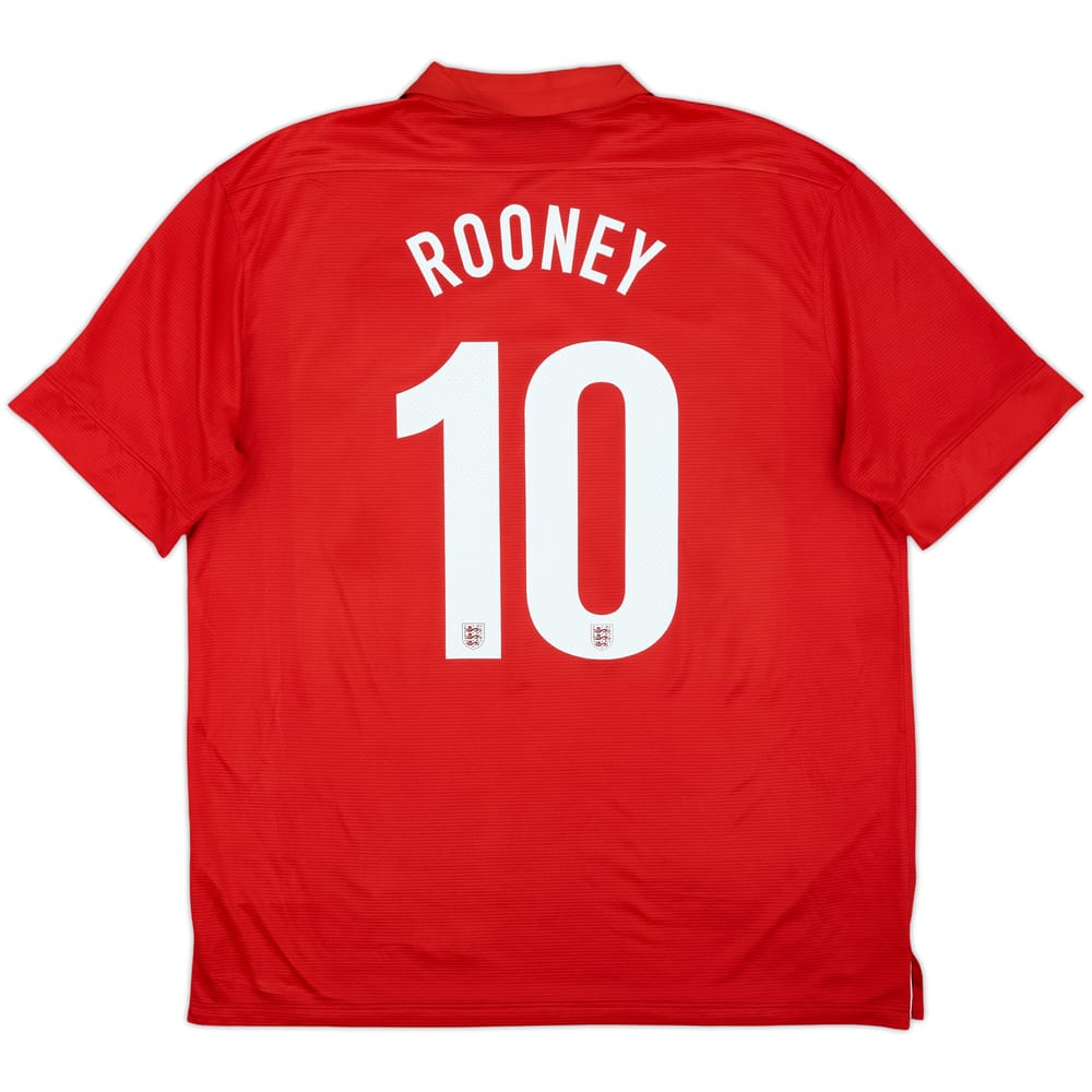 2013 England Away 150th Anniversary Shirt Rooney #10 - 8/10 - (XL)