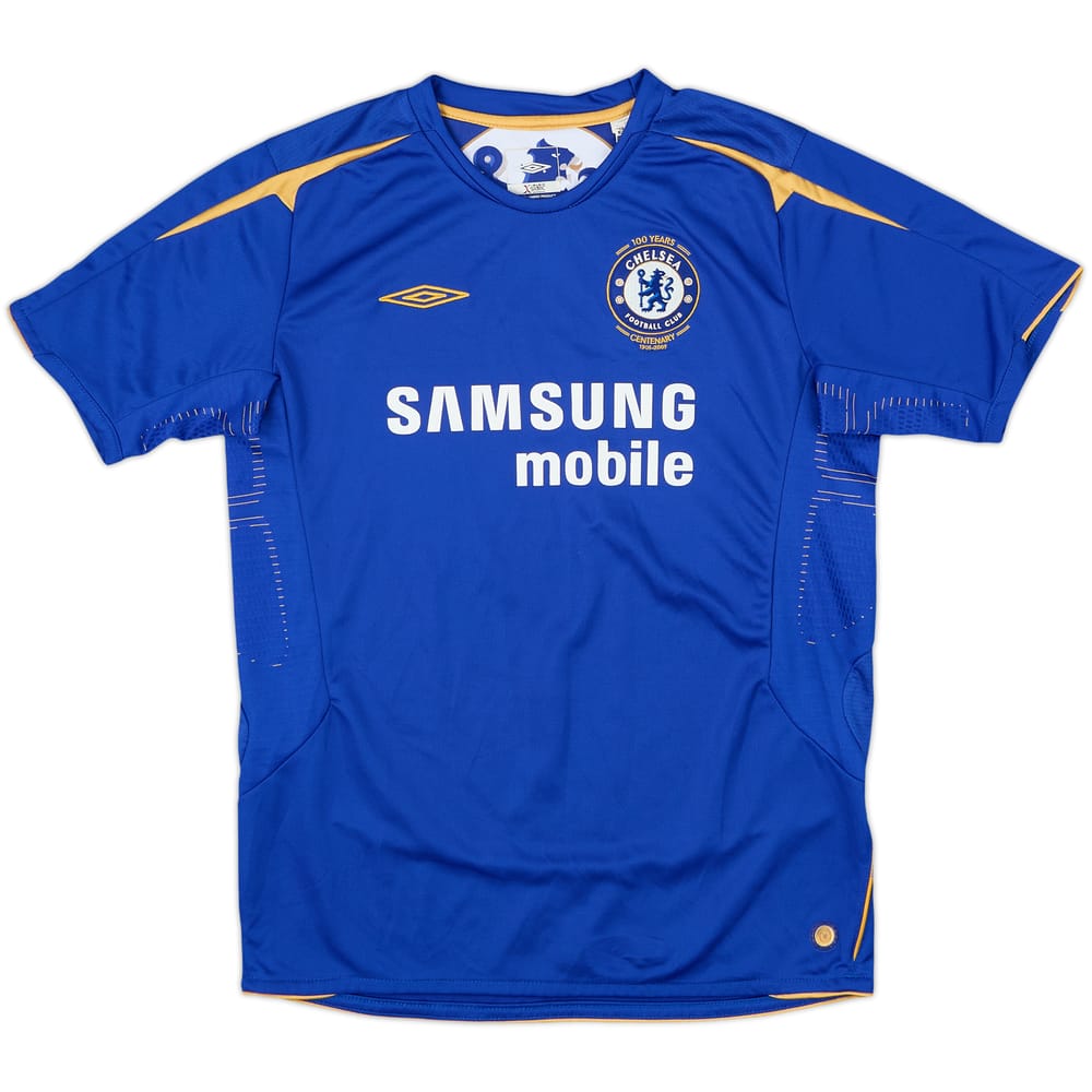 2005-06 Chelsea Centenary Home Shirt - 10/10 - (L.Boys)