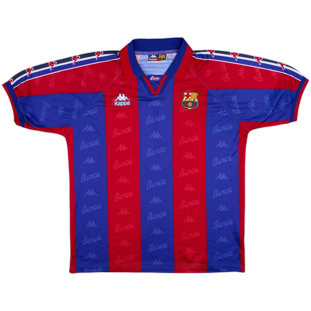 1995-97 Barcelona Home Shirt #9 - 9/10 - (M)