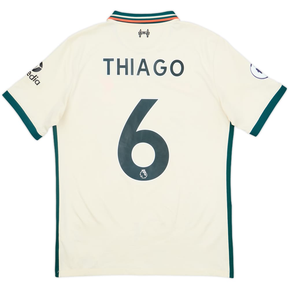 2021-22 Liverpool Away Shirt Thiago #6 - 9/10 - (M)