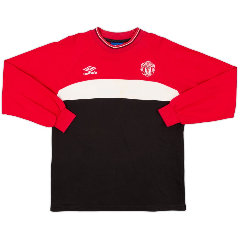 1999-00 Manchester United Umbro Sweat Top - 7/10 - (M)