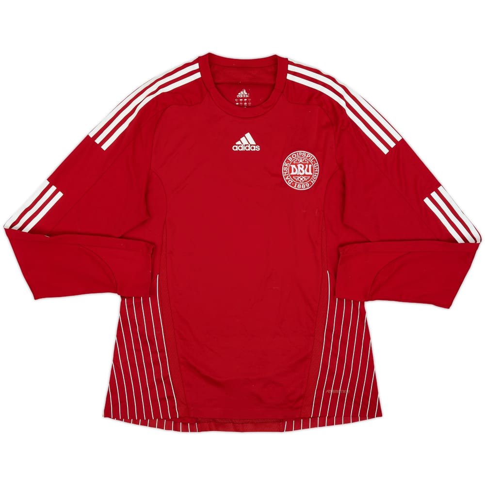 2007-10 Denmark Player Issue Home L/S Shirt - 6/10 - (L)