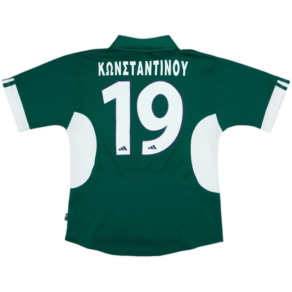 2002-03 Panathinaikos Home Shirt Konstantinou #19 - 6/10 - (S)