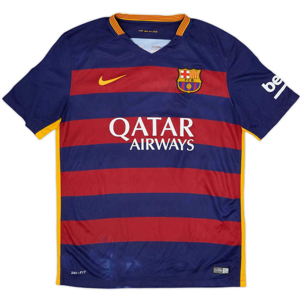2015-16 Barcelona Home Shirt - 4/10 - (M)