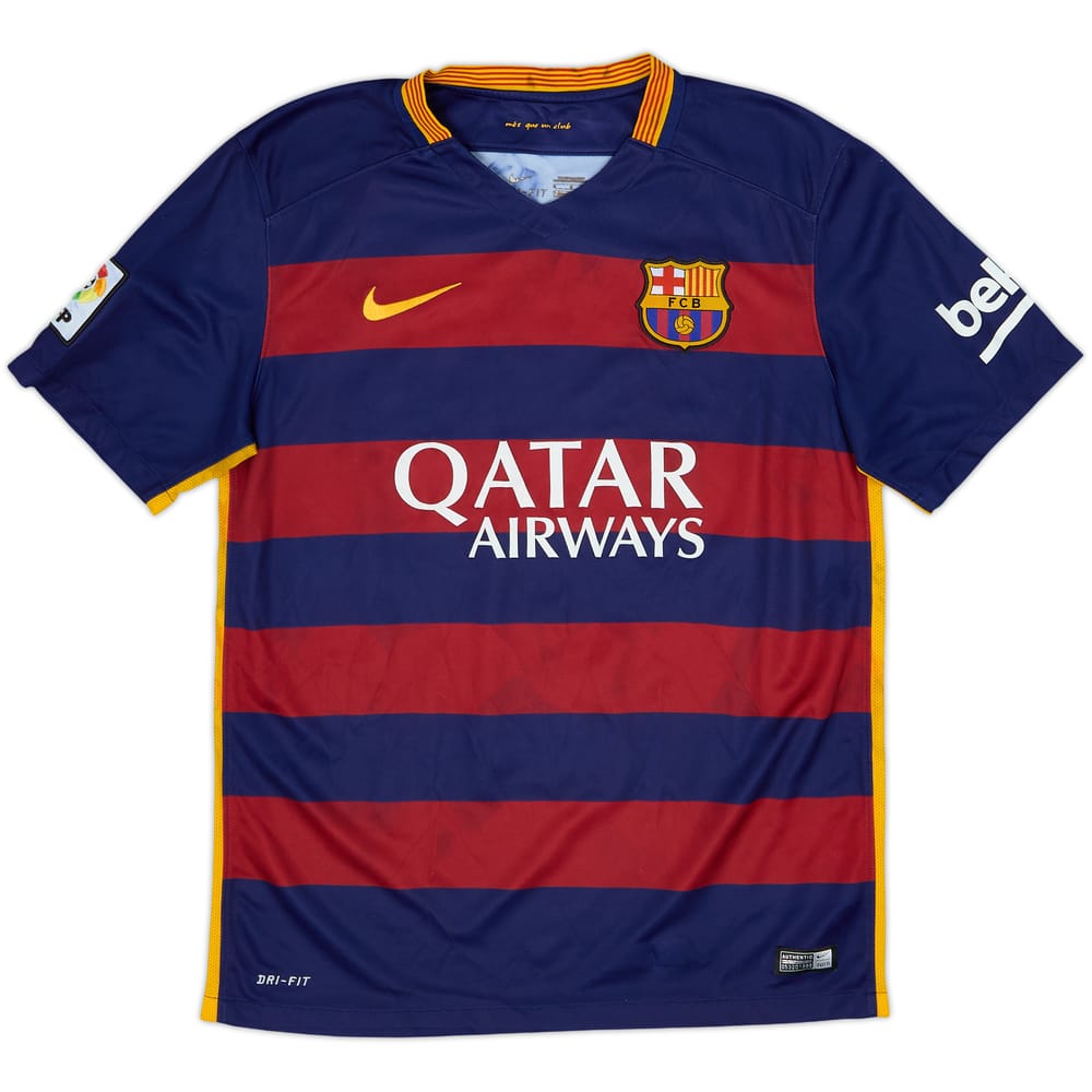 2015-16 Barcelona Home Shirt - 4/10 - (M)