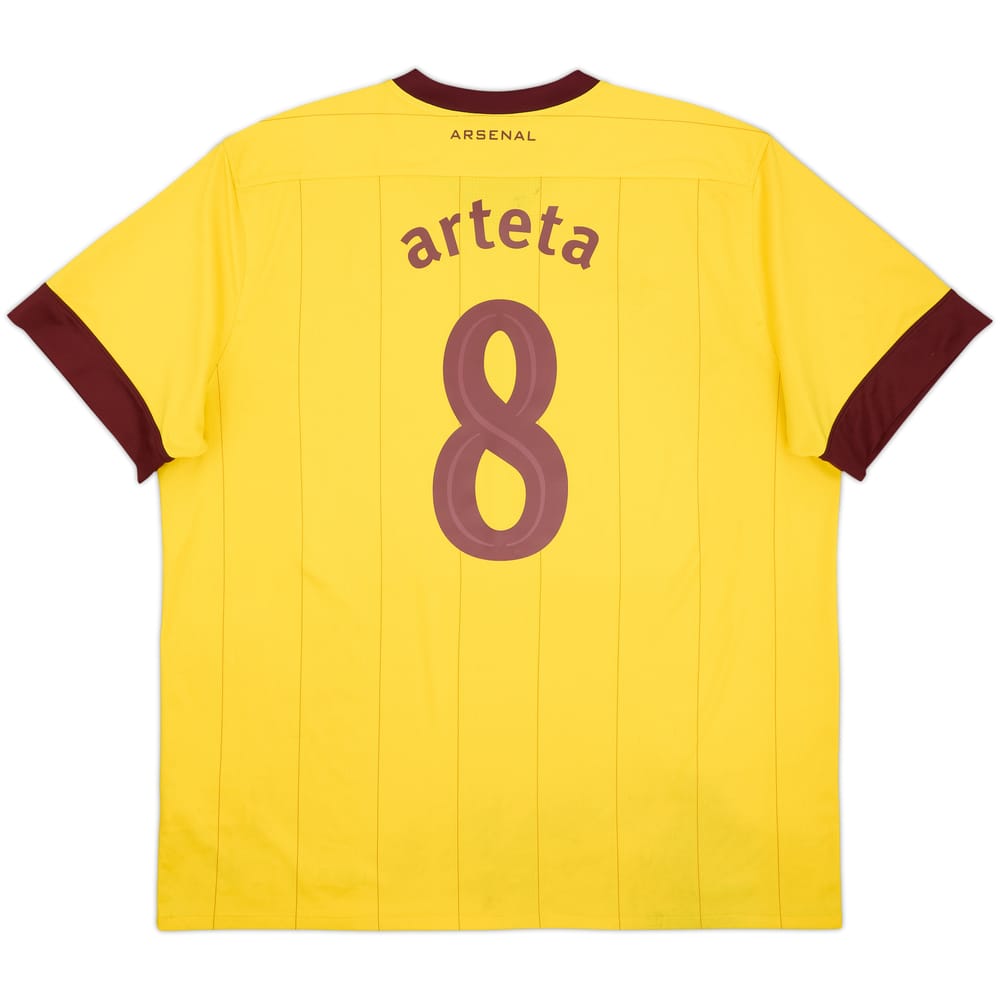 2010-13 Arsenal Away Shirt Arteta #8 - 6/10 - (XXL)