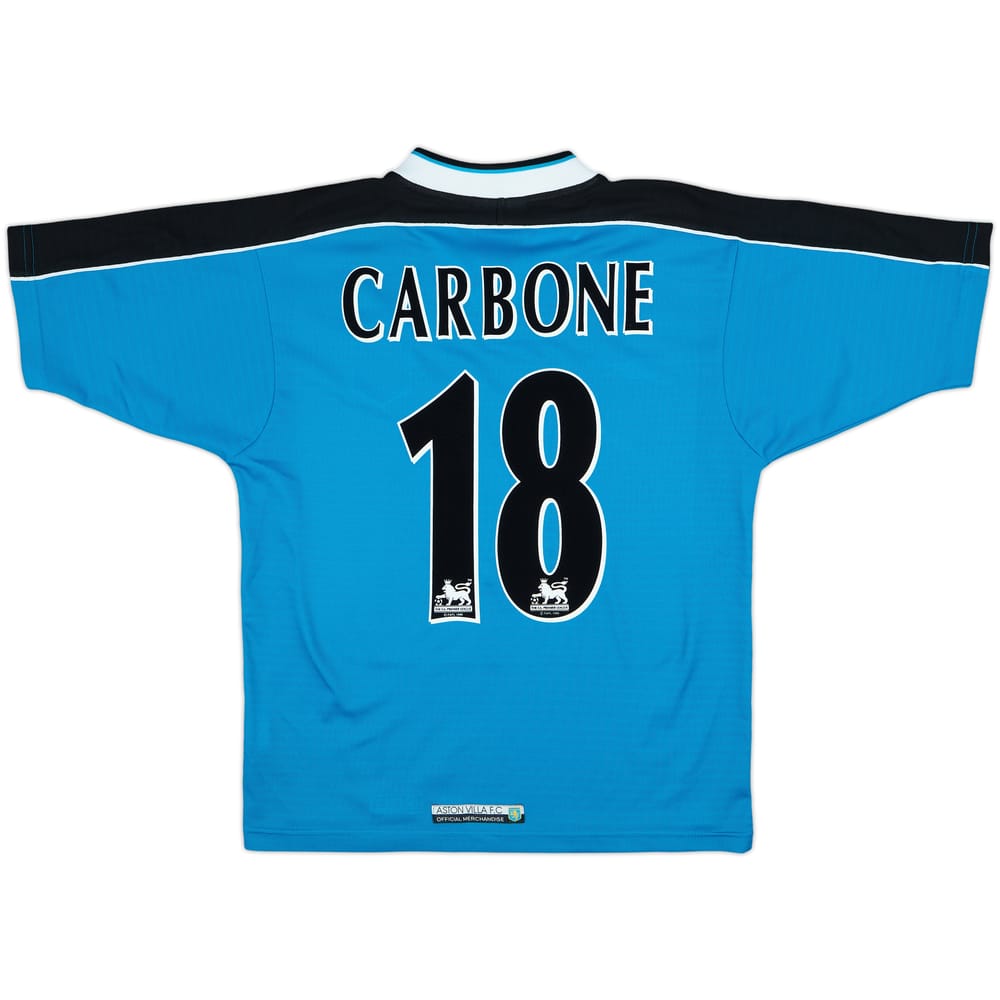 1998-99 Aston Villa Away Shirt Carbone #18 - 10/10 - (S)