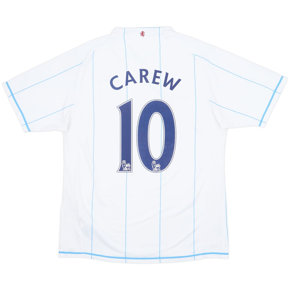 2007-08 Aston Villa Away Shirt Carew #10 - 6/10 - (M)