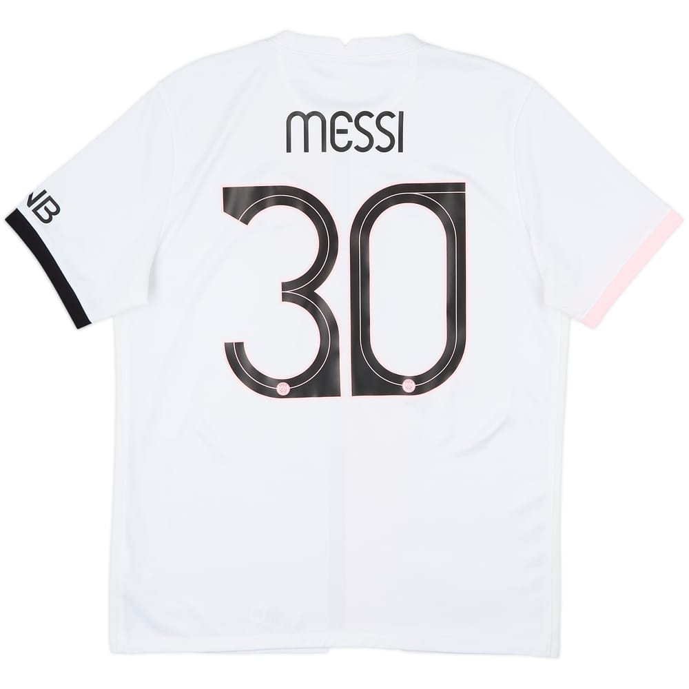 2021-22 Paris Saint-Germain Away Shirt Messi #30 - 10/10 - (L)
