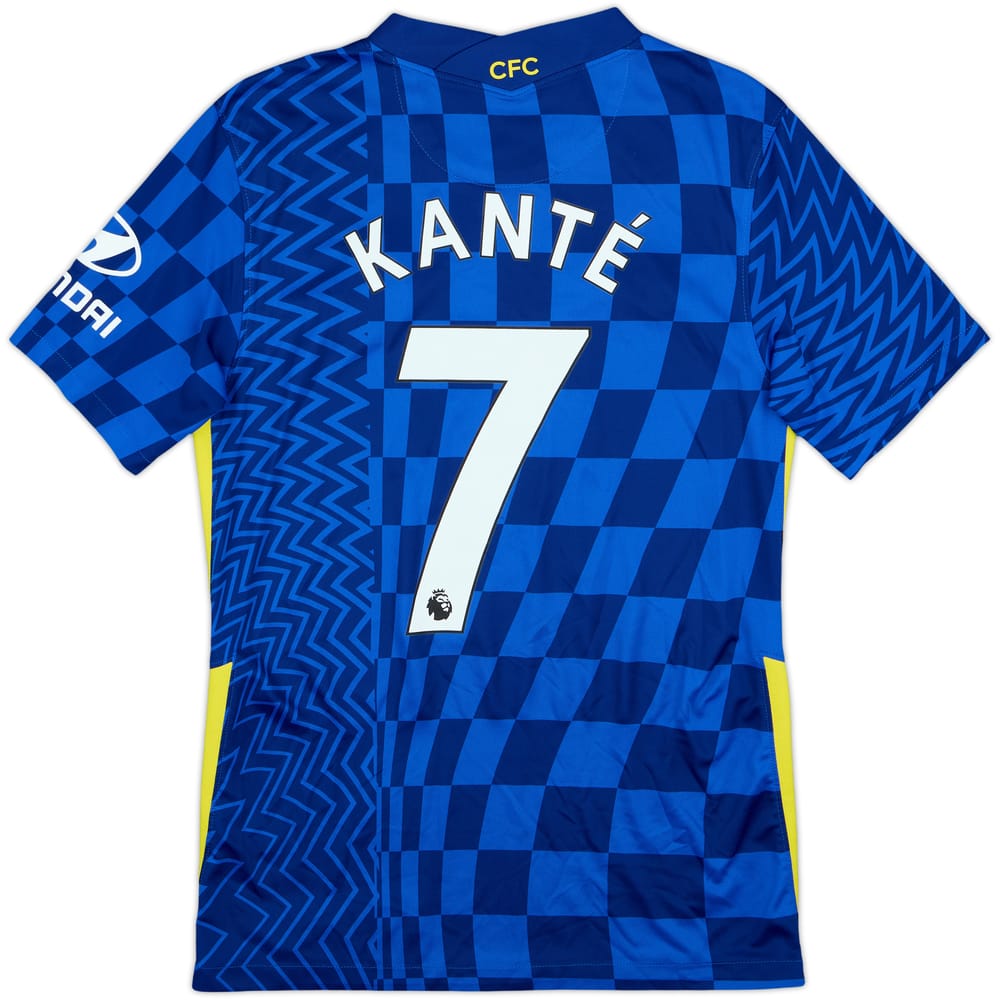 2021-22 Chelsea Home Shirt Kante #7 - 8/10 - (S)