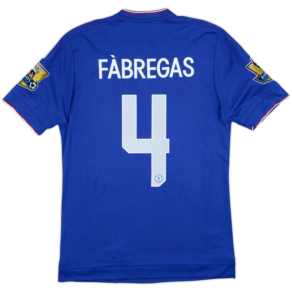 2015-16 Chelsea Home Shirt Fabregas #4 - 7/10 - (S)
