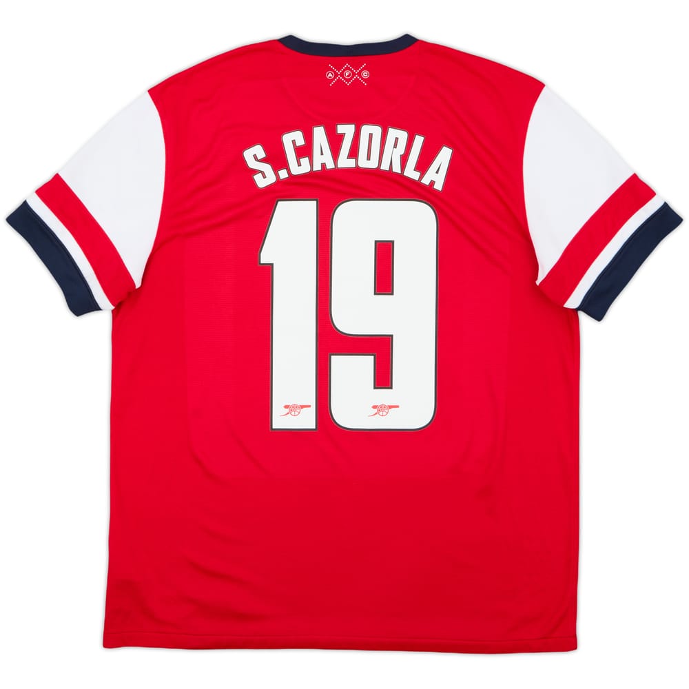 2012-14 Arsenal Home Shirt S.Cazorla #19 - 7/10 - (XL)