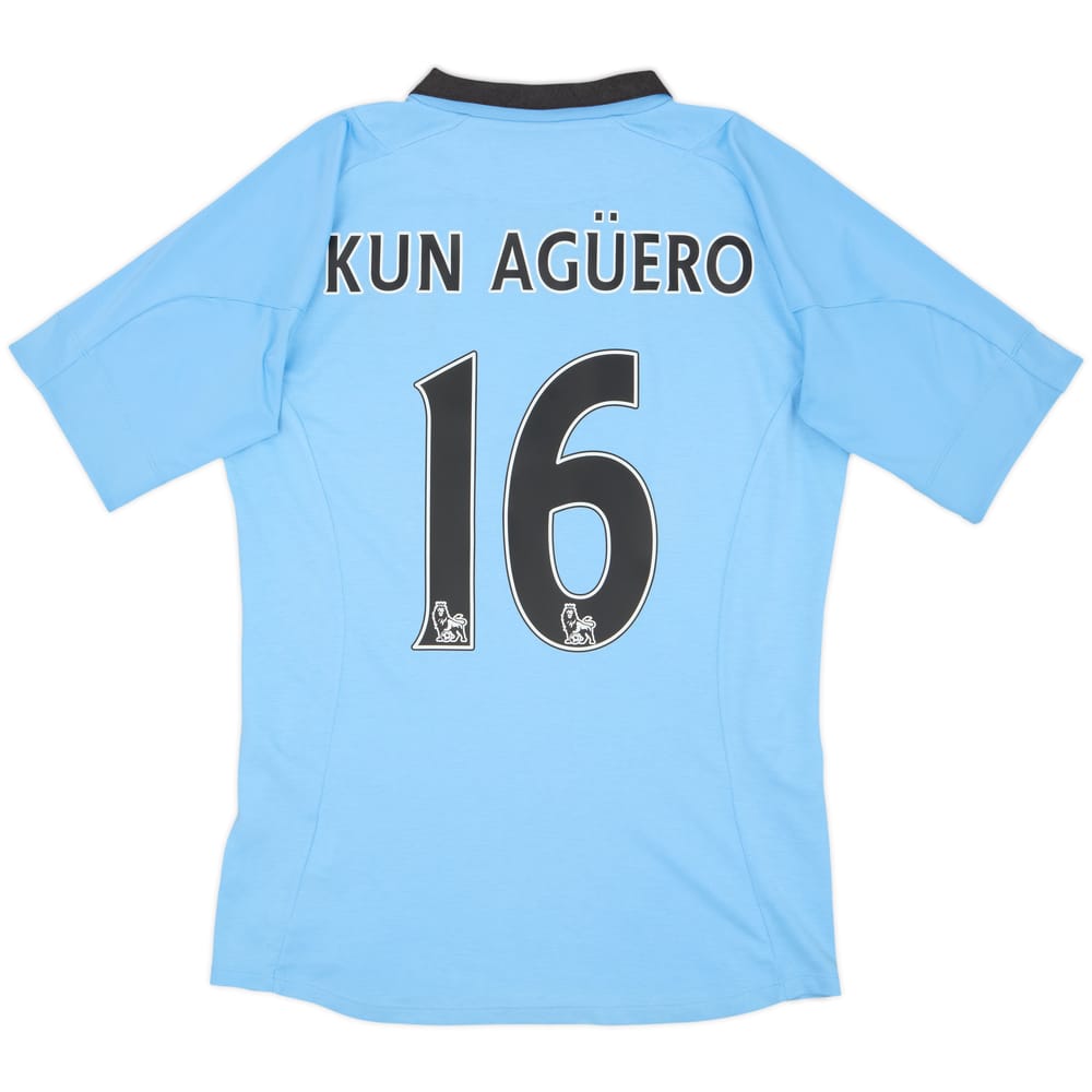 2012-13 Manchester City Home Shirt Kun Aguero #16 - 6/10 - (S)