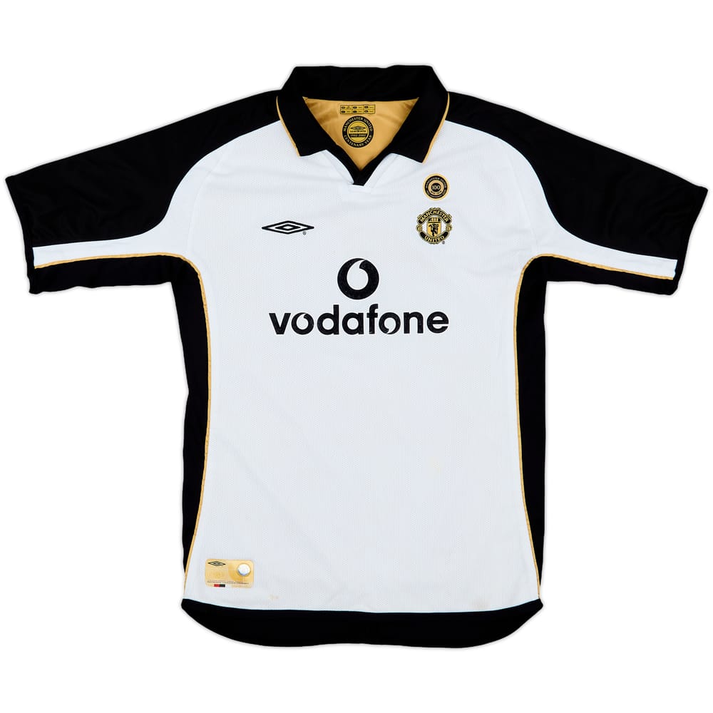 2001-02 Manchester United Centenary Away/Third Shirt - 8/10 - (L.Boys)