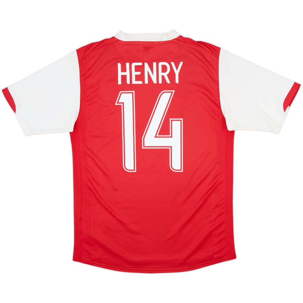 2006-08 Arsenal Home Shirt Henry #14 - 5/10 - (S)