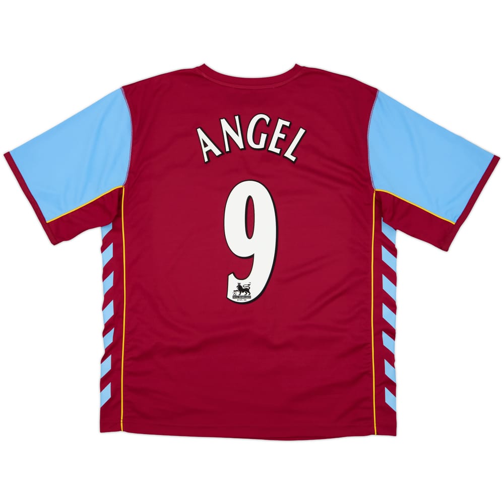 2005-06 Aston Villa Home Shirt Angel #9 - 9/10 - (XL)