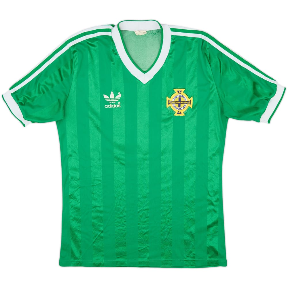 1980s adidas (Northern Ireland) Template Shirt #9 - 7/10 - (M)