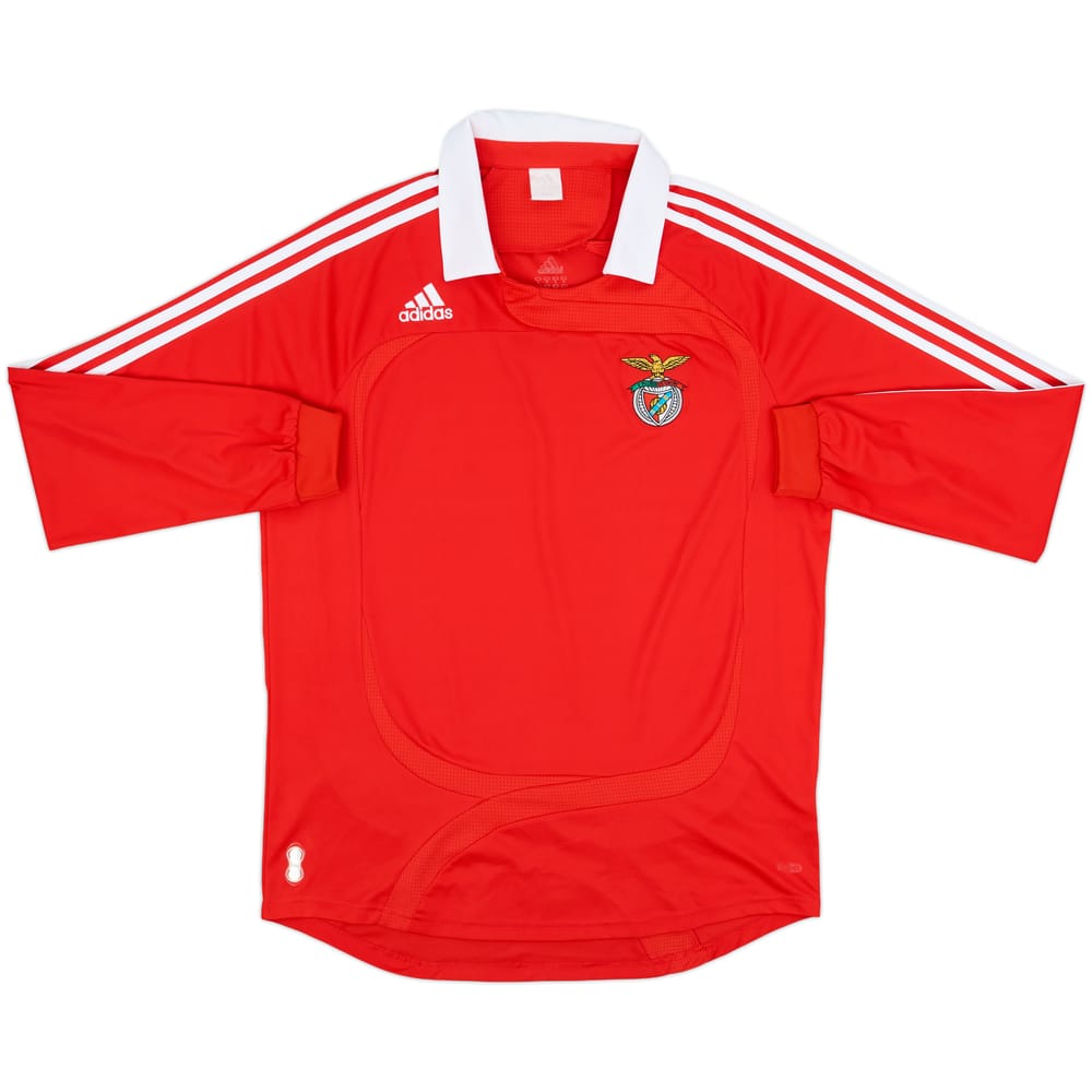 2007-08 Benfica Sample Home L/S Shirt - 8/10 - (L)