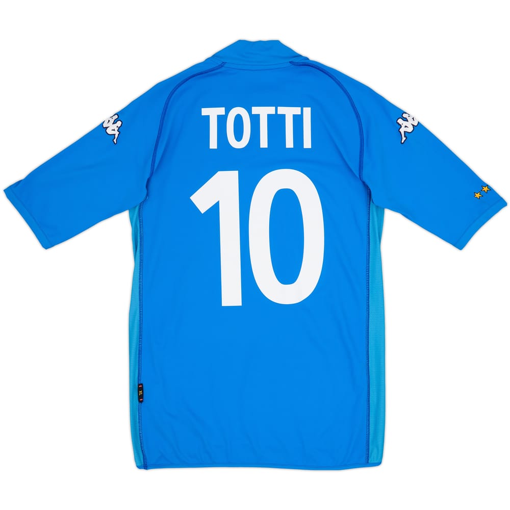 2002 Italy Home Shirt Totti #10 - 5/10 - (XL)