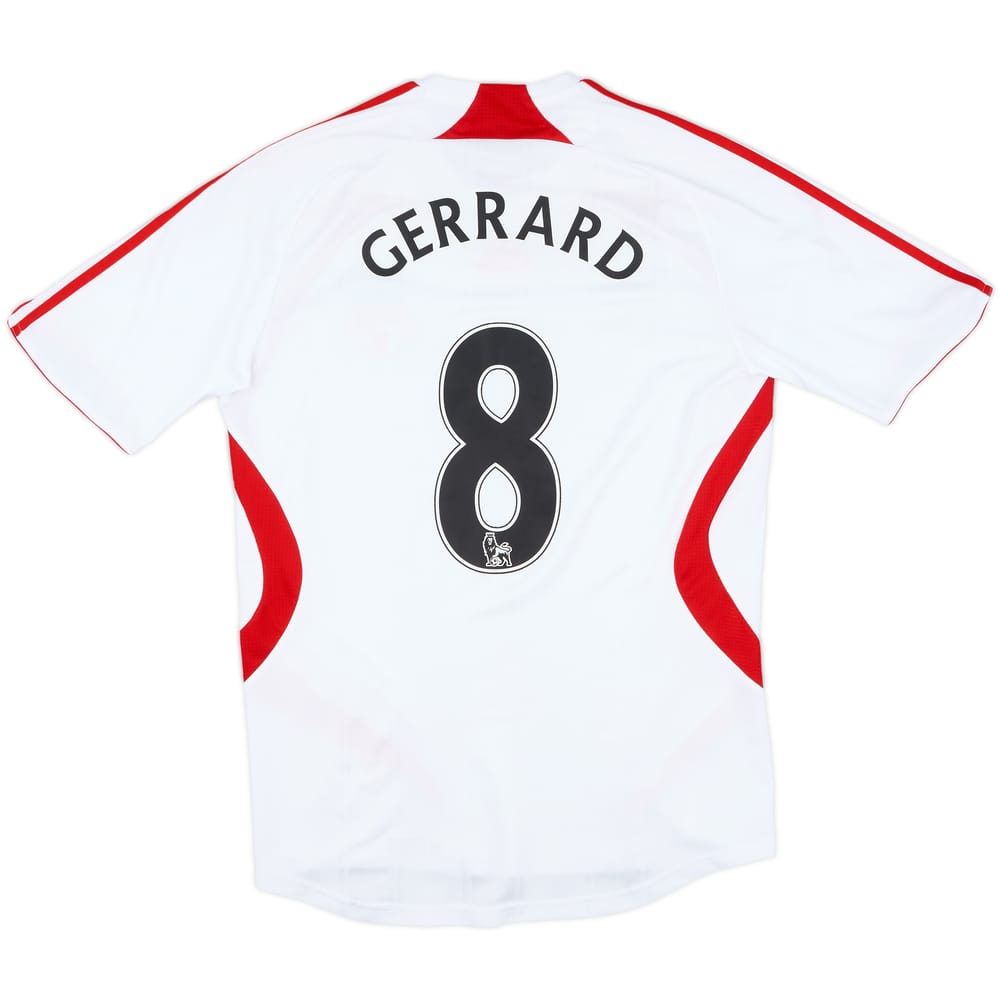 2007-08 Liverpool Away Shirt Gerrard #8 - 6/10 - (S)
