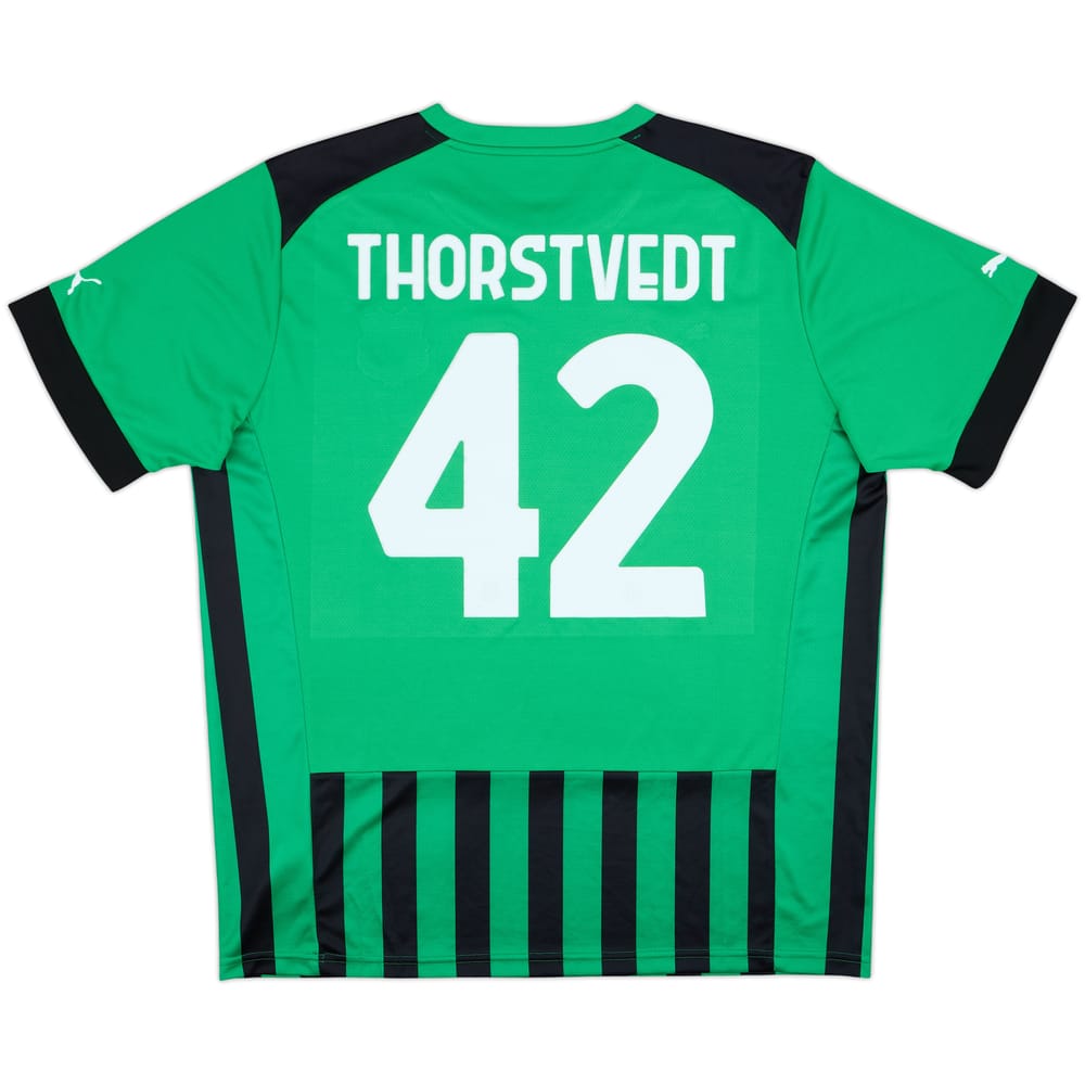 2022-23 Sassuolo Home Shirt Thorstvedt #42 - 10/10 - (XL)