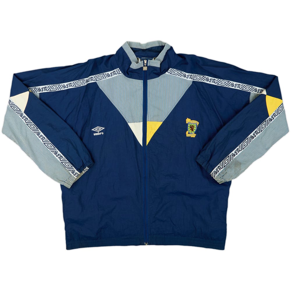 1990-92 Scotland Umbro Track Jacket - 8/10 - (L)