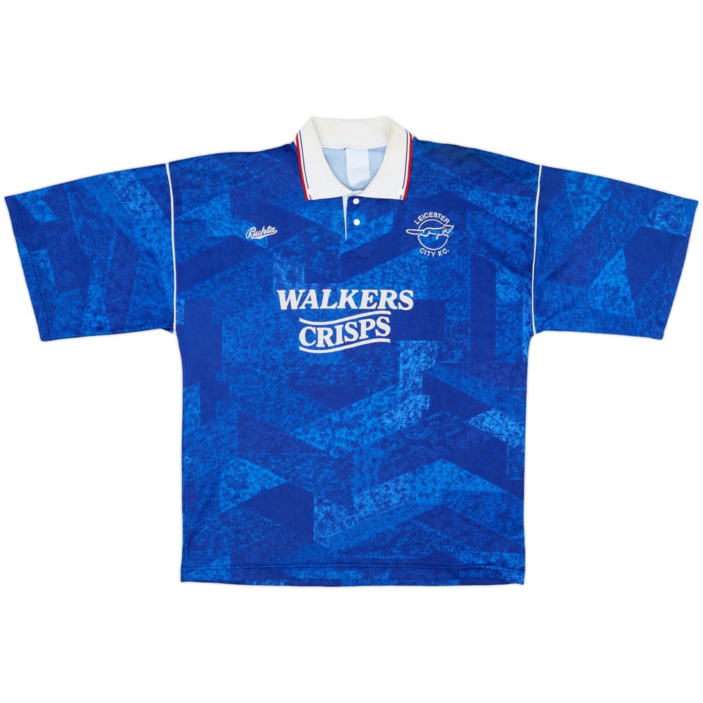 1990-92 Leicester Home Shirt - 8/10 - (M)