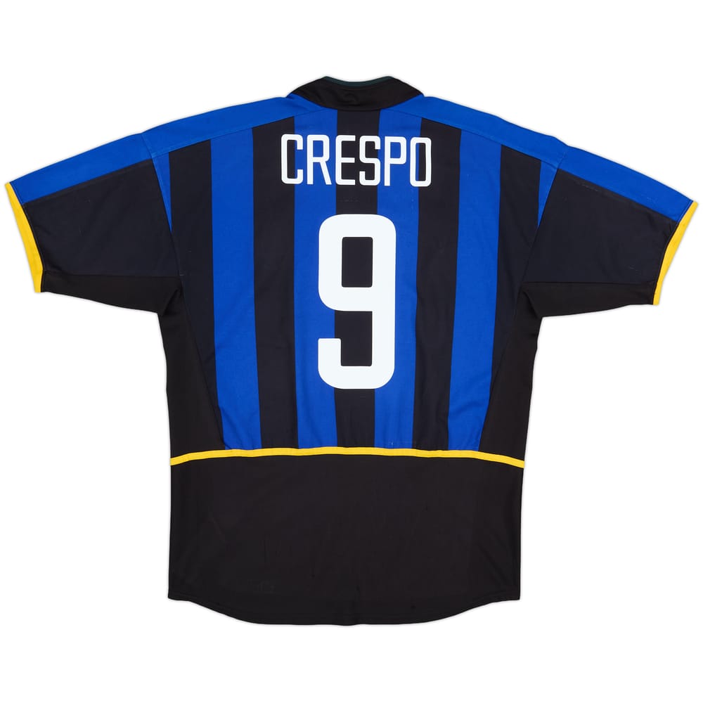 2002-03 Inter Milan Home Shirt Crespo #9 - 6/10 - (M)