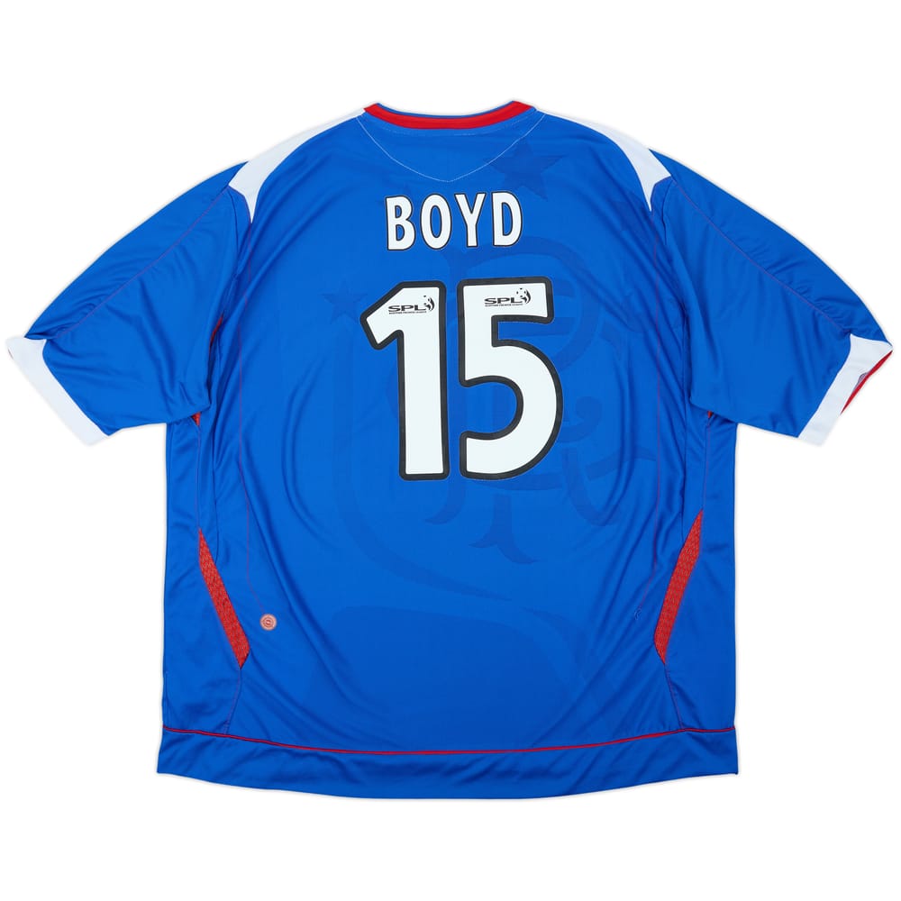 2006-07 Rangers Home Shirt Boyd #15 - 5/10 - (3XL)