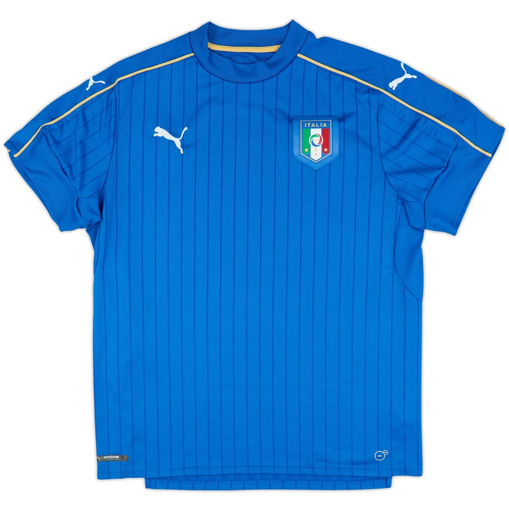 2016-17 Italy Home Shirt - 8/10 - (XL)