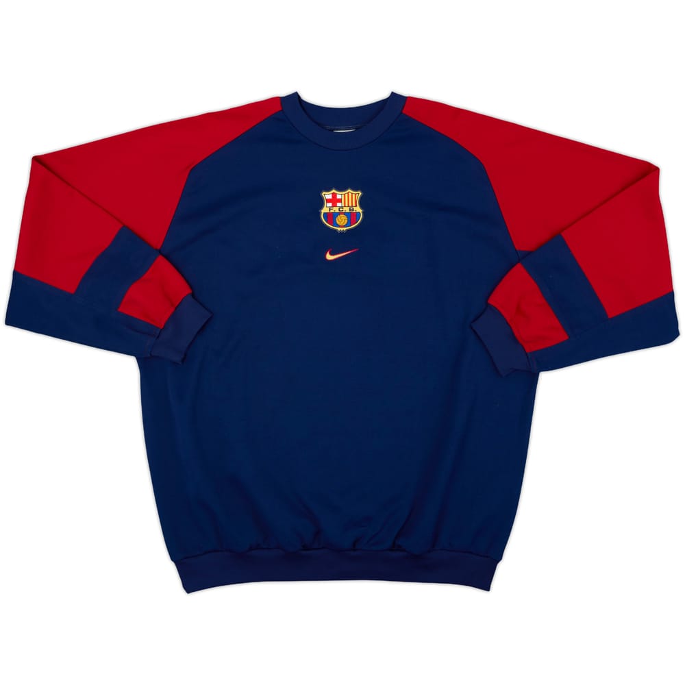 1998-99 Barcelona Nike Sweat Top - 9/10 - (XL)