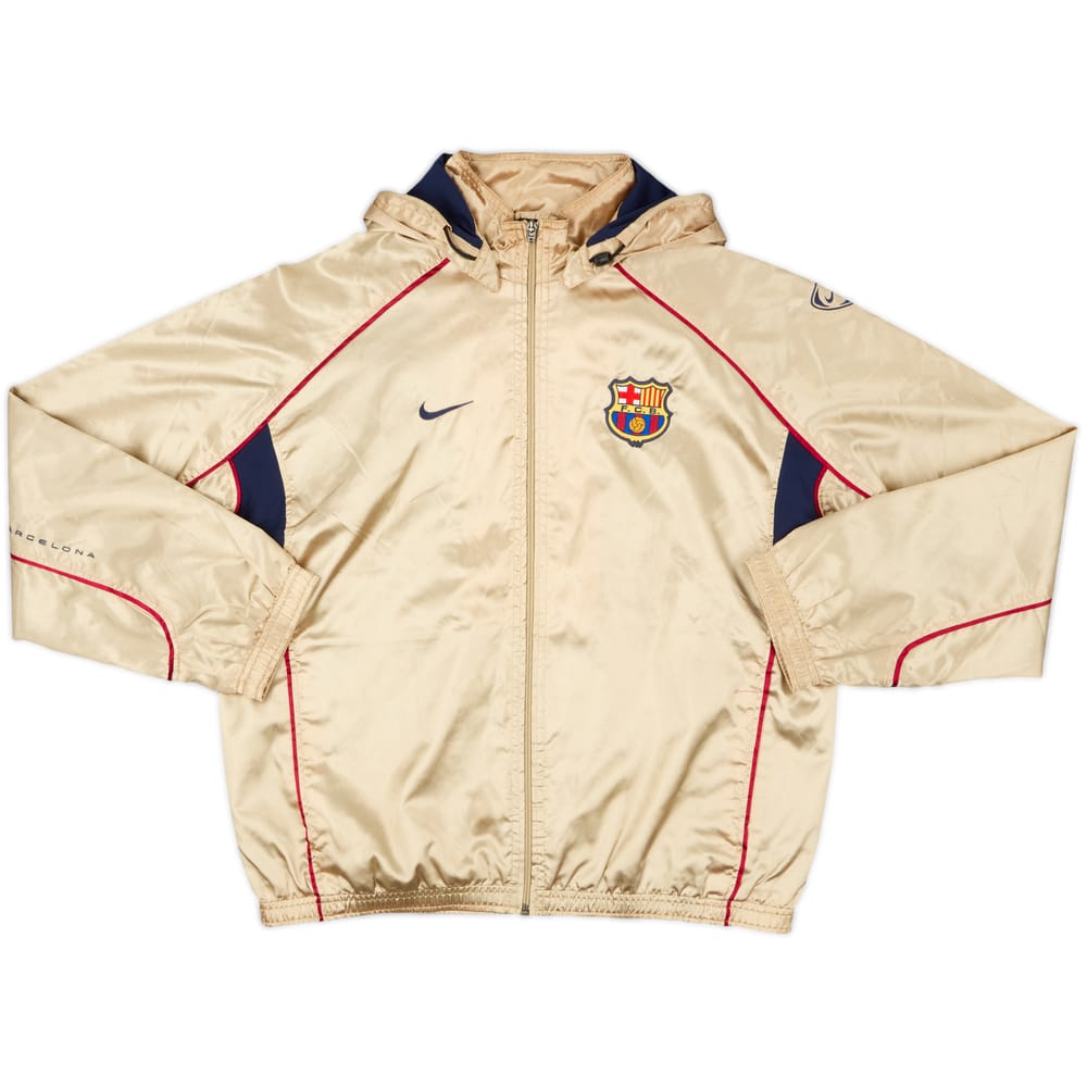 2001-02 Barcelona Nike Hooded Track Jacket - 8/10 - (M)