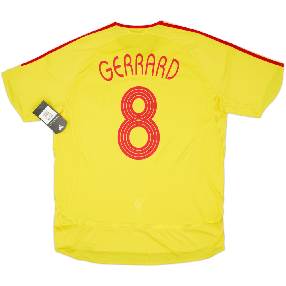 2006-07 Liverpool Player Issue Away Shirt Gerrard #8 (XL)