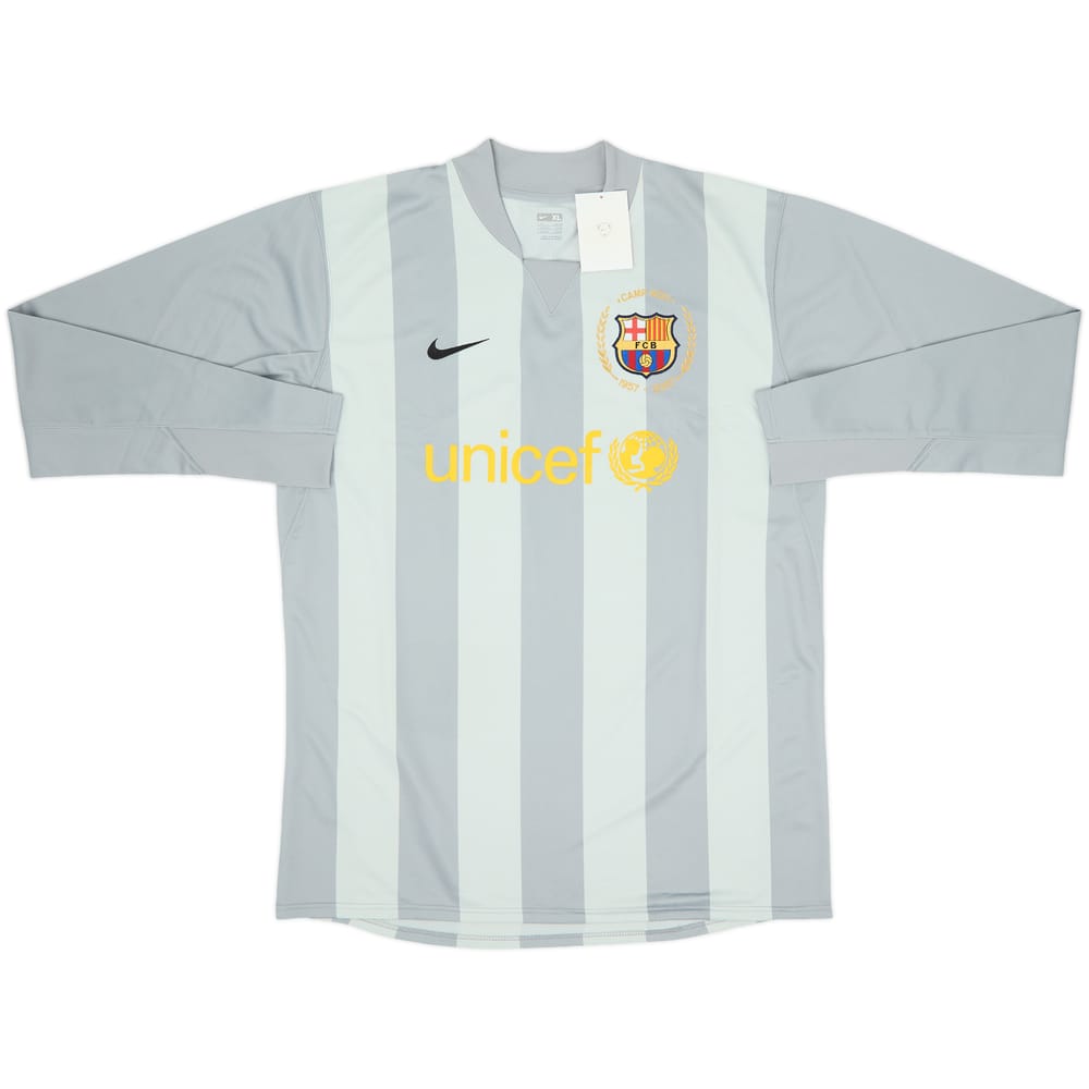 2007-08 Barcelona Player Issue GK Shirt (XL)