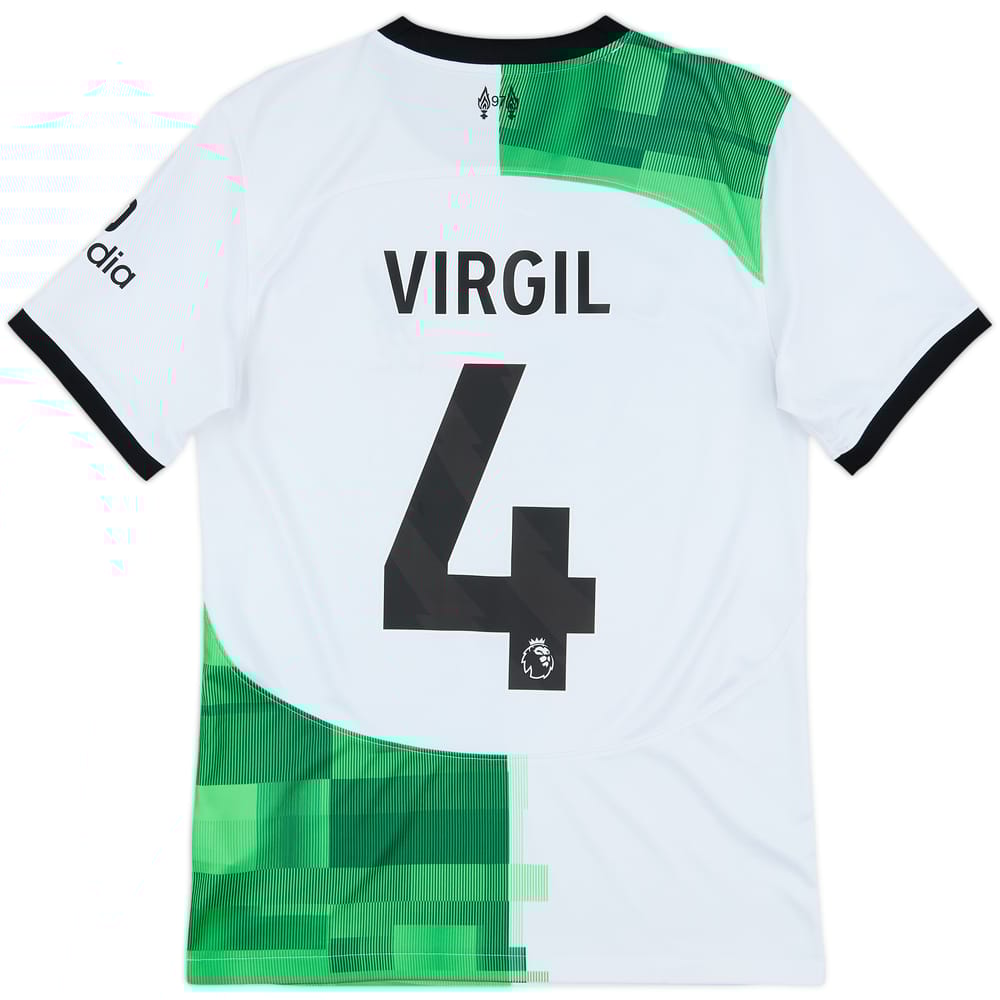 2023-24 Liverpool Away Shirt Virgil #4 - 9/10 - (S)