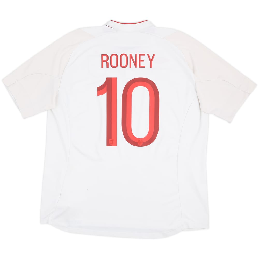 2012-13 England Home Shirt Rooney #10 - 5/10 - (XXL)