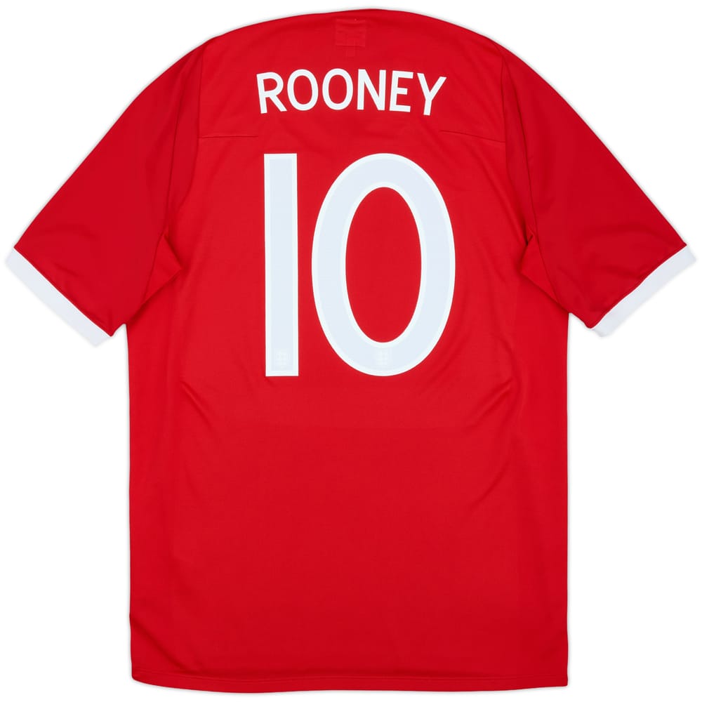2010-11 England Away Shirt Rooney #10 - 8/10 - (M)