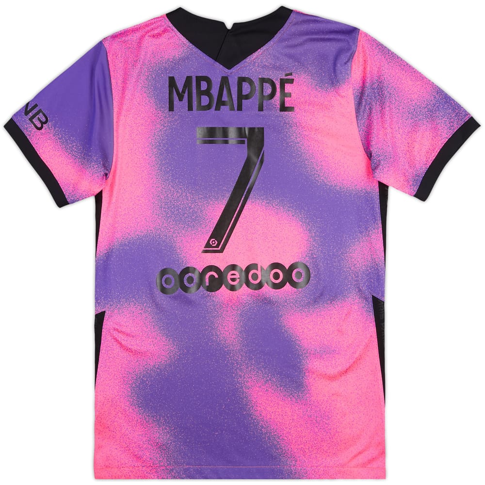 2020-21 Paris Saint-Germain Fourth Shirt Mbappe #7 - 10/10 - (S)